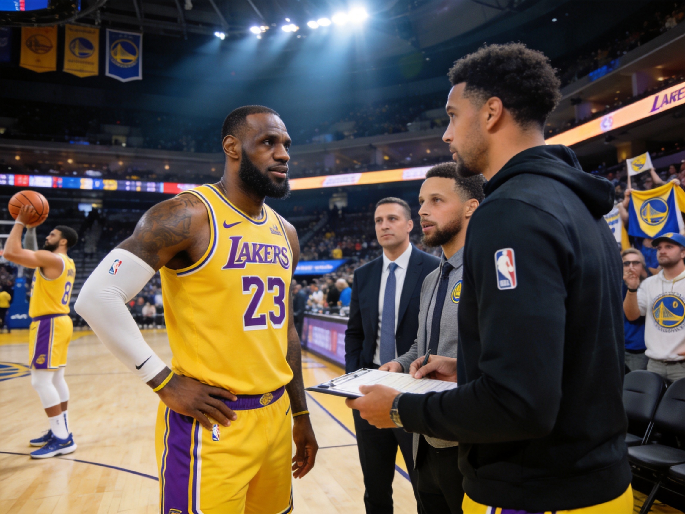 NBA季后赛湖人VS勇士赛前分析